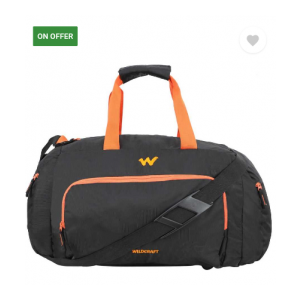 Wildcraft Flip Duf 2 Travel Duffel Bag  (Black)